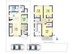3LDK+S（納戸）、土地面積149.11m2、建物面積89.42m2