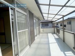 南西向きバルコニー