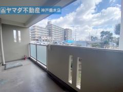 南東向きバルコニー